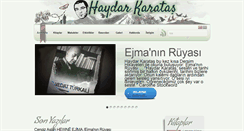 Desktop Screenshot of haydarkaratas.com